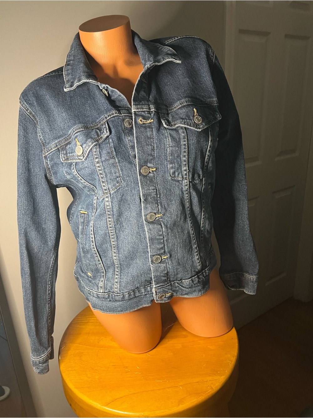 Lucky Brand Blue Denim Jean Jacket XL
